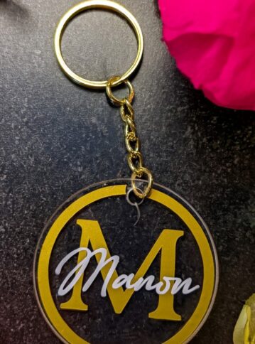 Porte clé personnalise_manon