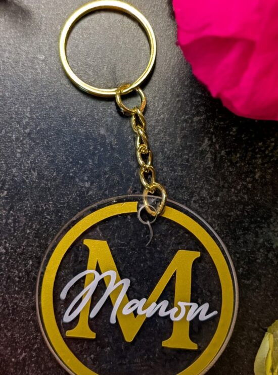 Porte clé personnalise_manon