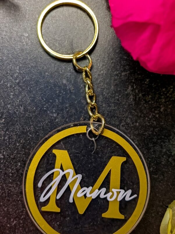 Porte clé personnalise_manon